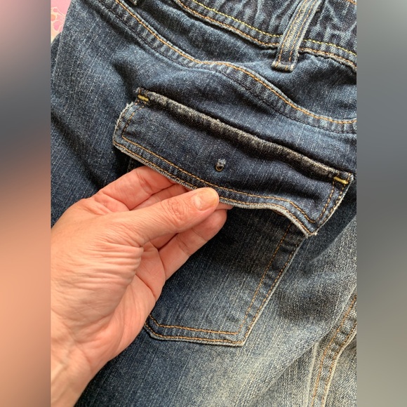 Motherhood maternity denim stretch mini skirt size XL - Picture 6 of 10